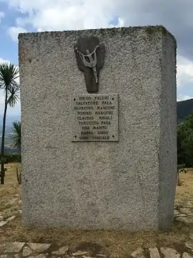 Monument aux morts de Curraggia.