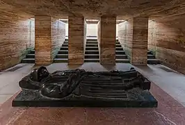 Dans le parc, mémorial des munichois tués durant la Première Guerre mondiale.