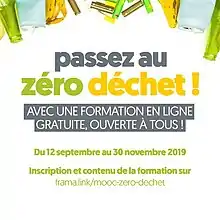 Annonce du Mooc Zéro déchet