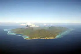 Vue aérienne de Moʻoreʻa.