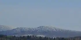 Vue de Moose Hill depuis Lac-Mégantic.