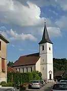 L'église Saint-Blaise dans son environnement.