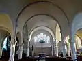 L'église paroissiale Saint-Pierre, vue intérieure.