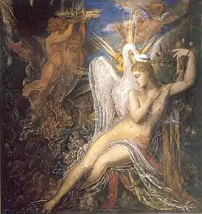 Gustave Moreau, Léda (1865-1875), Paris, musée Gustave-Moreau.