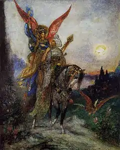 Gustave Moreau, Poète arabe (persan) ou Poésie orientale (vers 1886), Paris, collection particulière.
