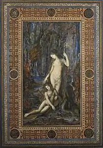 Gustave Moreau, La Sirène et le Poète (1895), Poitiers, musée Sainte-Croix.