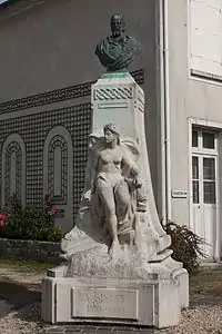 Eugène Thivier, Monument à Sisley, inauguré le 15 juillet 1911 à Moret-sur-Loing.