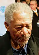 Morgan Freeman (Lucius Fox)