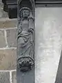 Statue de Sainte Barbe en façade