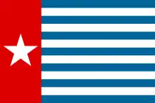 Drapeau indépendantiste de Papouasie occidentale
