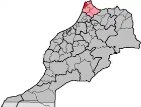 Localisation de Préfecture de Tanger-Assilah