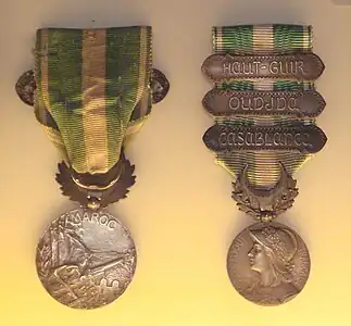 Médaille commémorative du Maroc (1909).