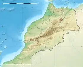 Voir sur la carte topographique du Maroc