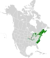 Aire de répartition du Baret