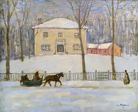 James Wilson Morrice, La Vieille Maison Holton à Montréal (1908-1909)