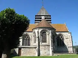 Chevet de l'église.