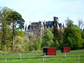 Château de Vallière, vu depuis Charlepont.