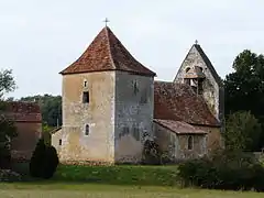 L'église Saint-Jean de Mortemart.