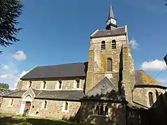 L'église de Mortiers.