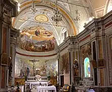 Intérieur de l'église San Mauro.