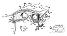 Schéma de Morton Heilig pour un précurseur de casque de visualisation