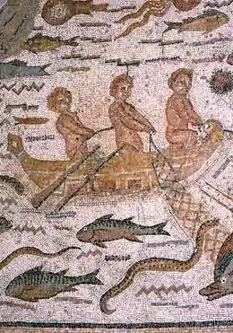 Mosaïque de la Maison d'Hippolytus.