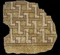 Mosaïque provenant de Larressingle (Gers)