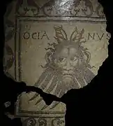Le dieu Oceanus, mosaïque trouvée au Glésia, Montréal-du-Gers