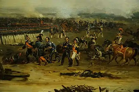 Bataille de la Moskowa (1835), détail, Paris, musée de l'Armée.
