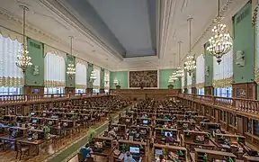 Salle de la bibliothèque d'État de Russie.