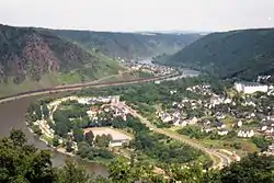 La vallée à Cochem en Rhénanie-Palatinat.