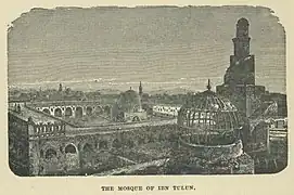 Mosquée Ibn Touloun, dessin de 1903-1906.