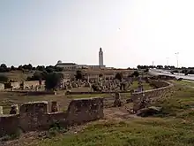 Basilique de Damous el Karita avec la mosquée Mâlik ibn Anas au second plan.