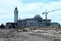 Chantier de la mosquée à l'été 2002