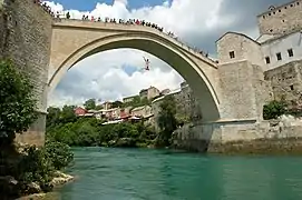 Le Vieux pont de Mostar.