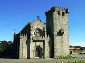 Façade de l'église du monastère