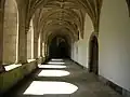 Monastère de San Xulián de Samos, galerie du grand cloître, le plus récent.