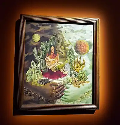 Frida Kahlo, L'amour étreint l'Univers, la Terre (Mexique), moi, Diego, et Señor Xolotl, 1949