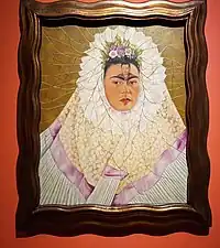 Frida Kahlo, Diego dans mes pensées (ou Autoportrait en Tehuana), 1943