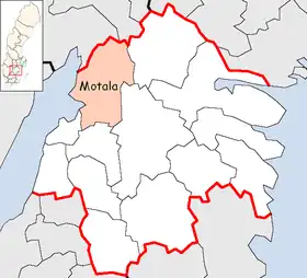 Localisation de Motala