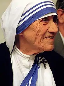 La Sainte Mère Teresa.