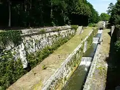 L'escalier d'écluses de Tuilières.