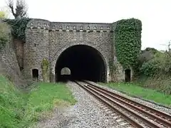 Le tunnel de Mouleydier.