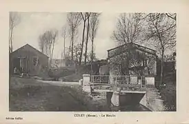 Le moulin du village en 1916.