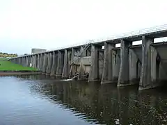 Le barrage de Moulin Papon.