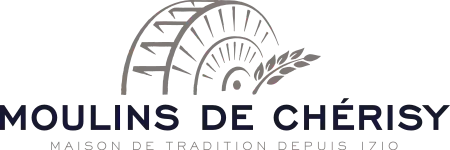 Représentation du logo des Moulins de Chérisy.