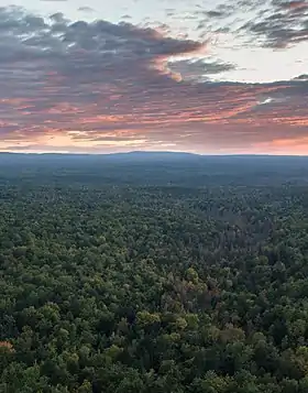 Vue depuis le nord.