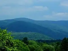 Le mont Greylock, point culminant du Massachusetts.