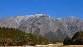 Vue du mont Kenashi depuis Shizuoka