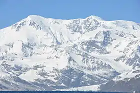 Le mont Paget (le sommet est celui situé à gauche)
